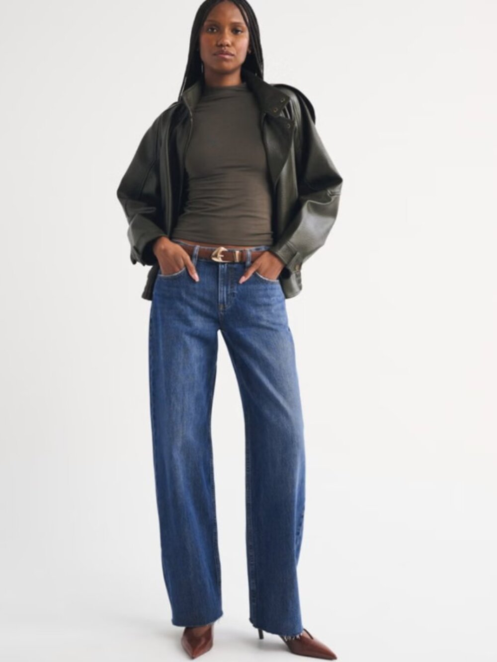 Low Rise Ultra Loose Jean Size 27 Short